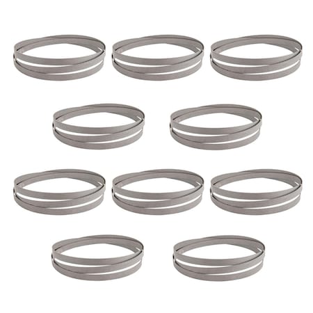 Powertec 93 in L, 3/4 in W, 10/14 TPI, Bi-Metal, 0.035 in Thick, 10 PK 13280-P10